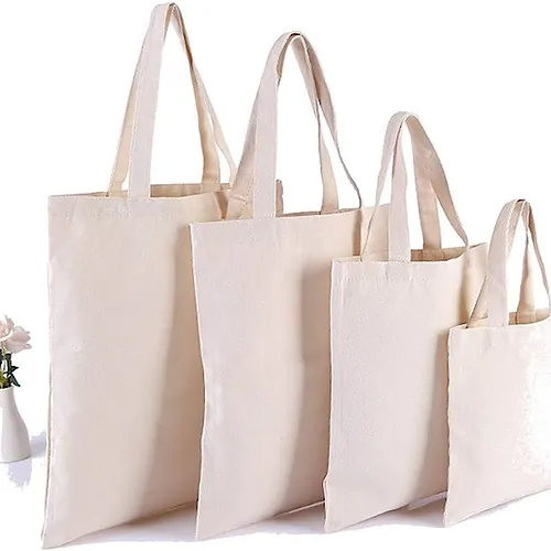 Cotton Tote Bag - Customized Size, Multiple Color Options | Eco-Friendly, Machine-Washable, Reinforced Handles, Versatile for Shopping and Travel