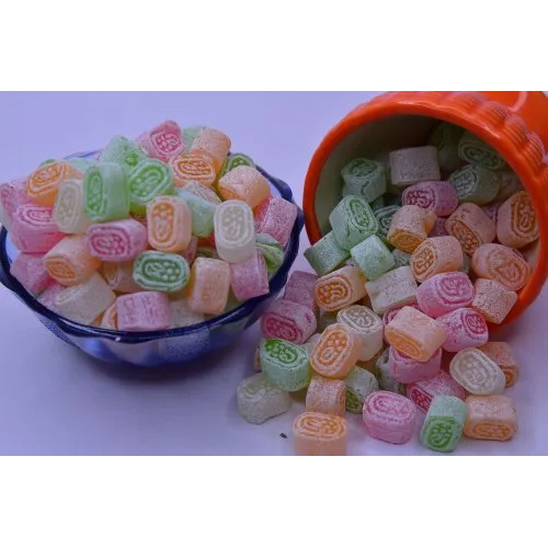 Fruit Flavour Candies - Eggless Shaped Pieces Available In Various Sizes | Real Fruit Flavours Perfect For Parties And Snacks