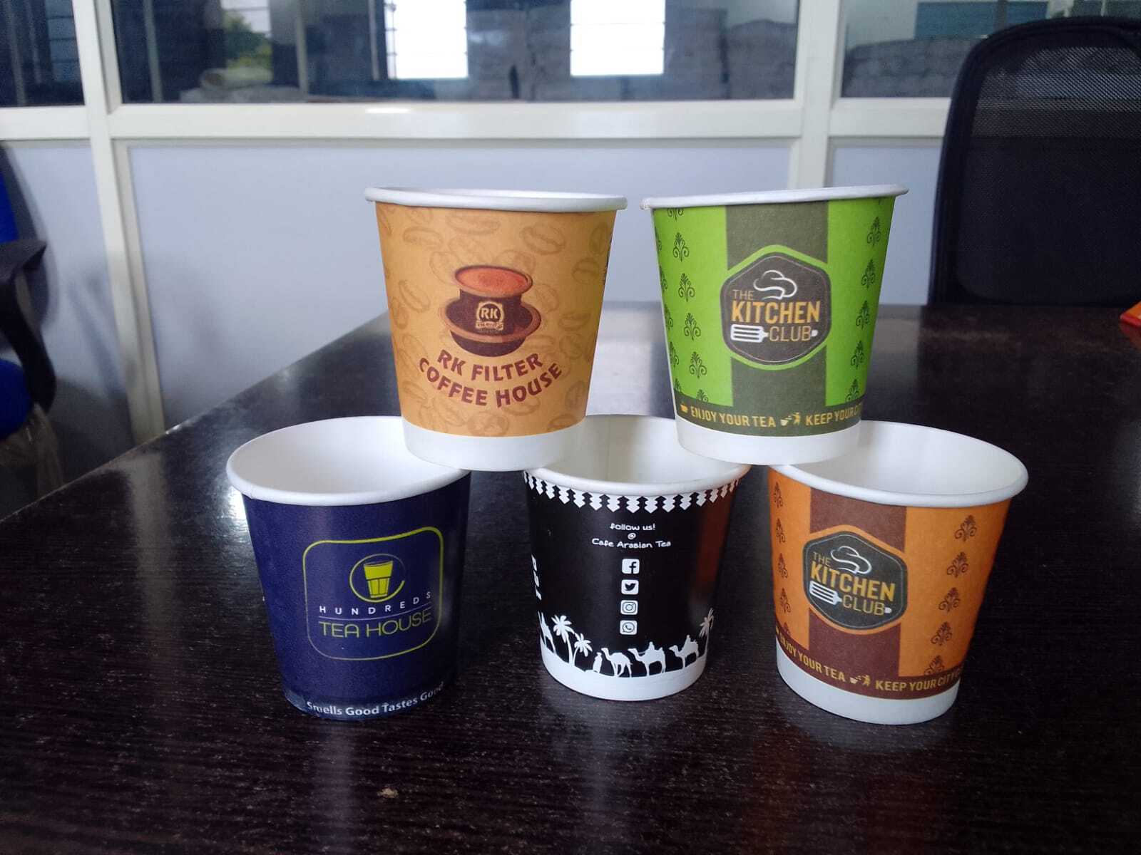 Hygenic Paper Cups - Color: Multi Colour