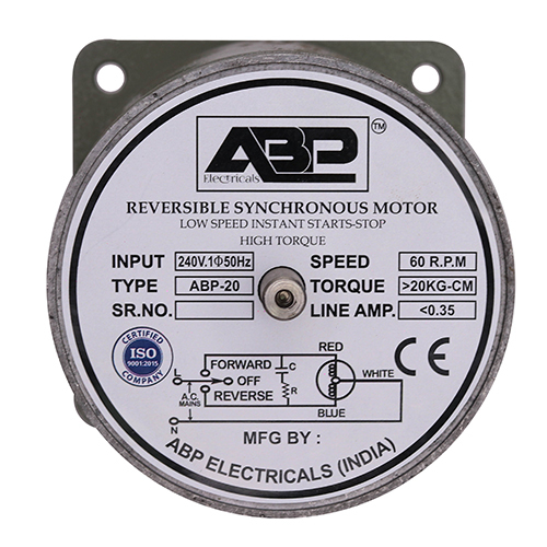 20kg Synchronous Motor Phase: Single Phase