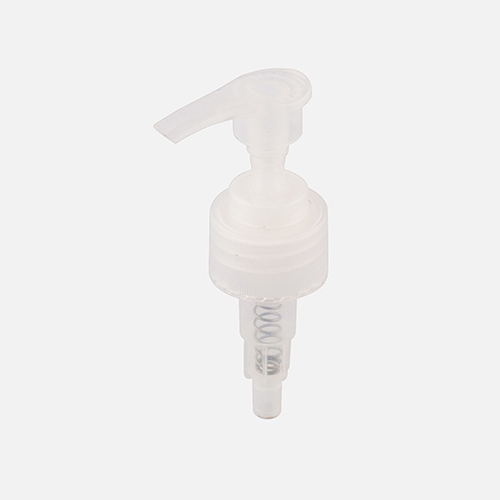 Natural Regular Lotion Pump - High-grade Plastic, 28/410 Size, White Color | Elongated Design, Smooth Action, Screw Lock Closure