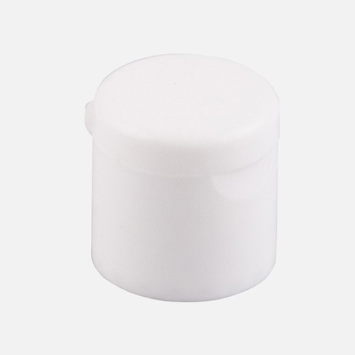 Plastic White Screw On Off Flip Top Cap