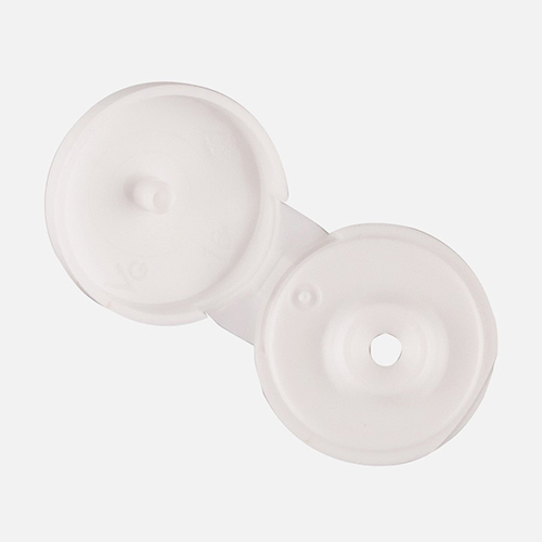 Plastic White Screw On Off Flip Top Cap