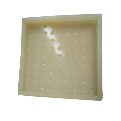 Square Paver Mould - Plastic, Customized Size | Color Varies, Long Life Service For Industrial Use