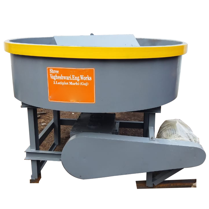 Interlocking Tile Pan Mixer Industrial