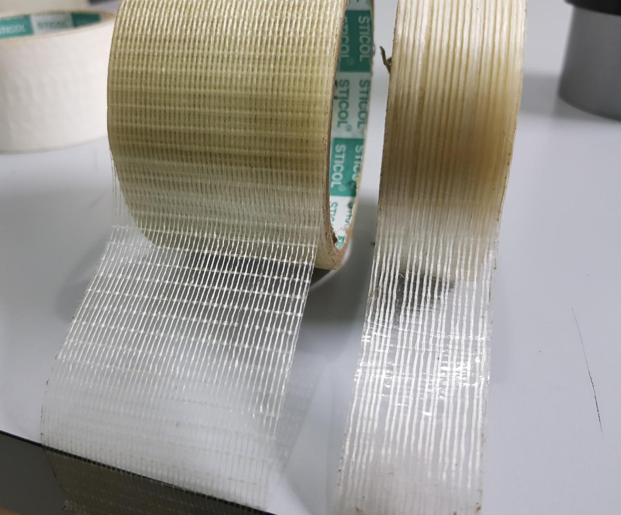 Non Residue Filament Tapes - Pvc, 50m X 1020mm, Transparent | Single-sided, Solvent Adhesive, Thickness 0.15-0.16mm, Mono And Cross Type
