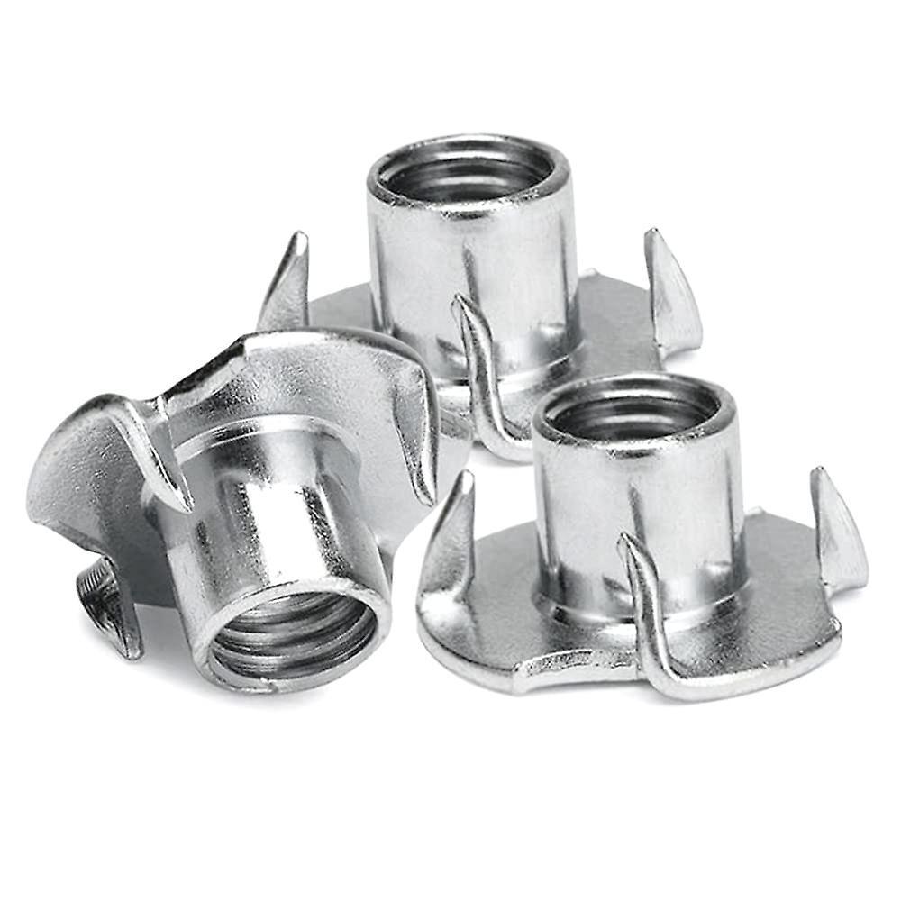 T Nut - Iron Material Available In Different Sizes Silver Color Zinc Plated Surface Treatment Industrial Usage Efficient & Durable Design