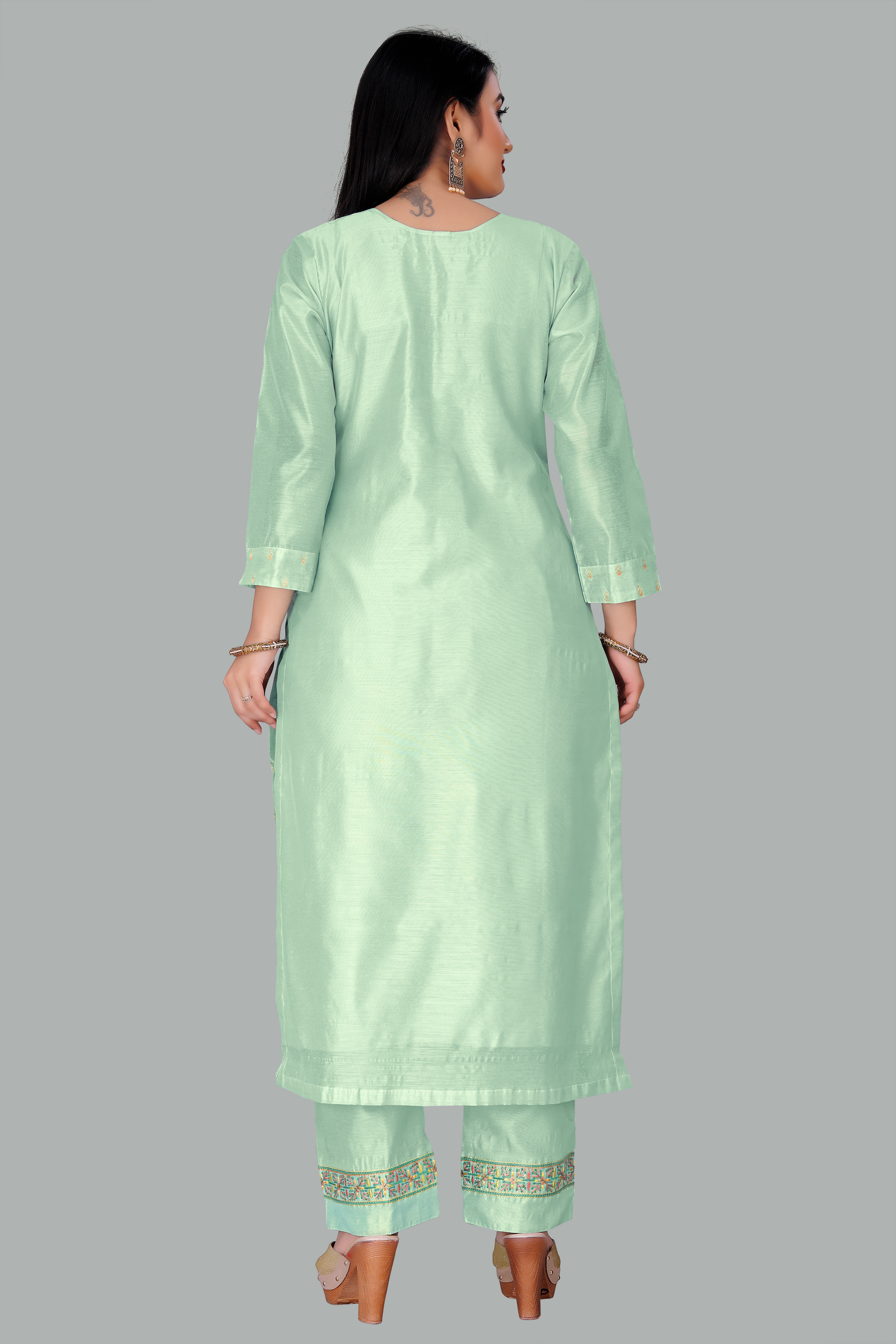 Modal Chanderi Designer Suit By V.b.sons