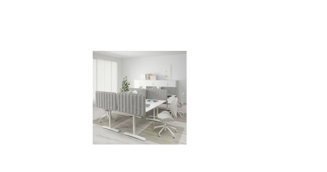 Worksatiton Table - Color: White/grey