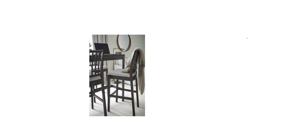 Bar Chair - 45x52x114 Cm | Dark Brown, Ideal For Office, Home, Restaurant And Bar