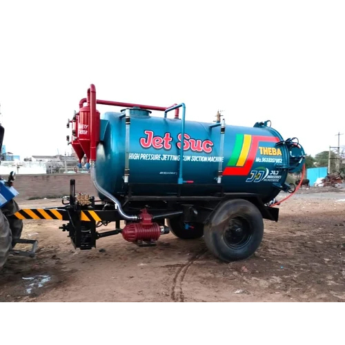Trailer Mounted Sewer Suction Cum Jetting Machine - Material: Metal