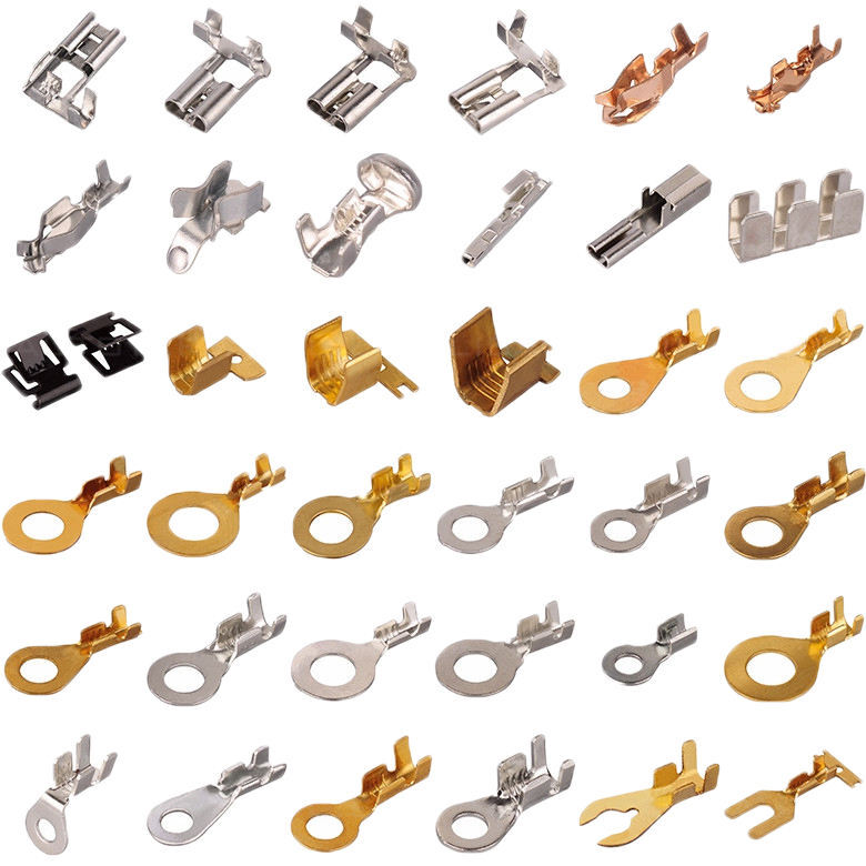 Automotive Terminal Connectors - Brass Material, Customized Dimensions | Lock Type, Plating Options: Silver, Gold, Nickel