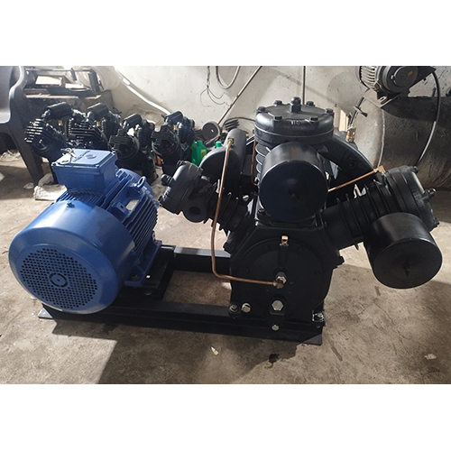 Lubricated Industrial Base Mounted Air Compressor
