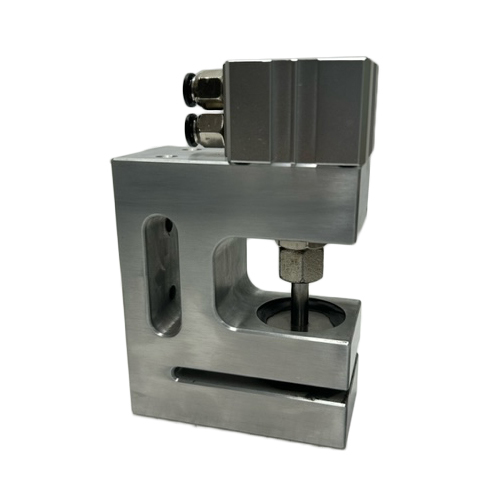 Semi-automatic 6 Mm Round Punch Regular Body 55 Mm Pneumatic Plastic Bag Hole Punching Machine