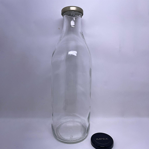 Transeparent 1000Ml Round Bottle