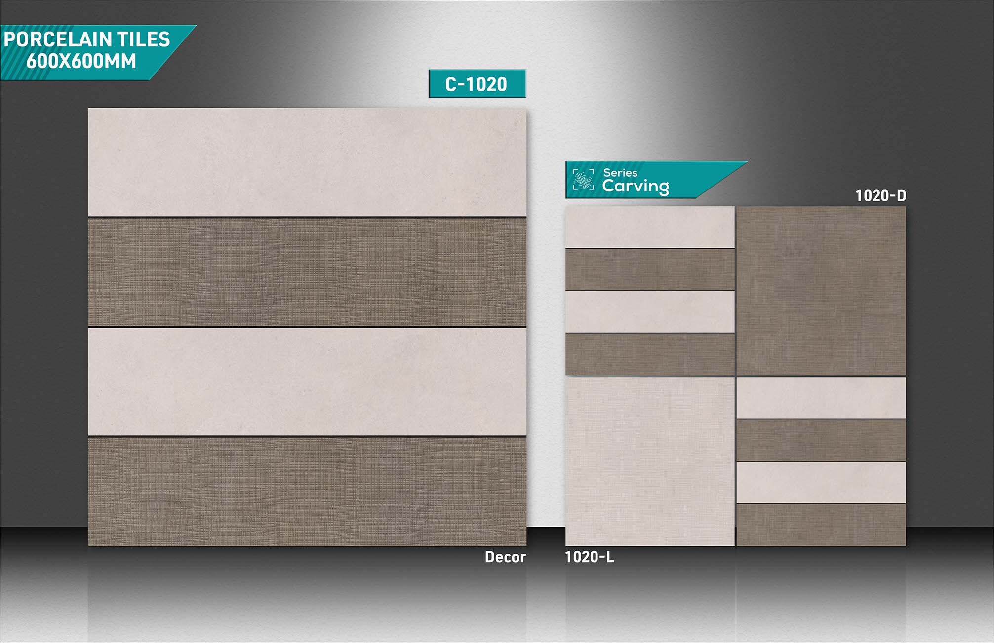 Ceramic Porcelain Tiles - 600x600mm Size, Stain Proof & Scratch Resistant | Acid-resistant, Non-slip, Heat Insulation, Glazed & Polished Finishes