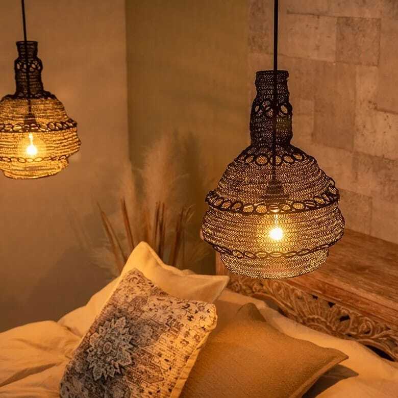 Lamp 1 - Color: Balck Gold And Silver