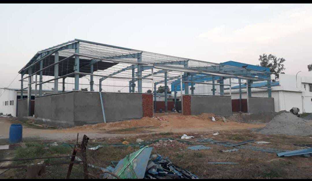 Steel Peb Structure - High-grade Steel, Customized Options, Pvc Windows & Sliding Frames, Durable Roofing For Residential, Commercial & Industrial Use