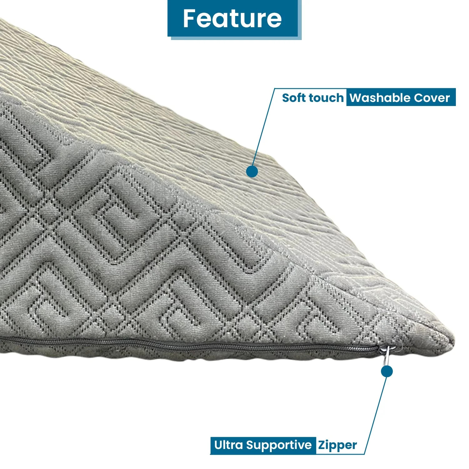 Memory Foam Wedge Pillow Color Code: Mwp1