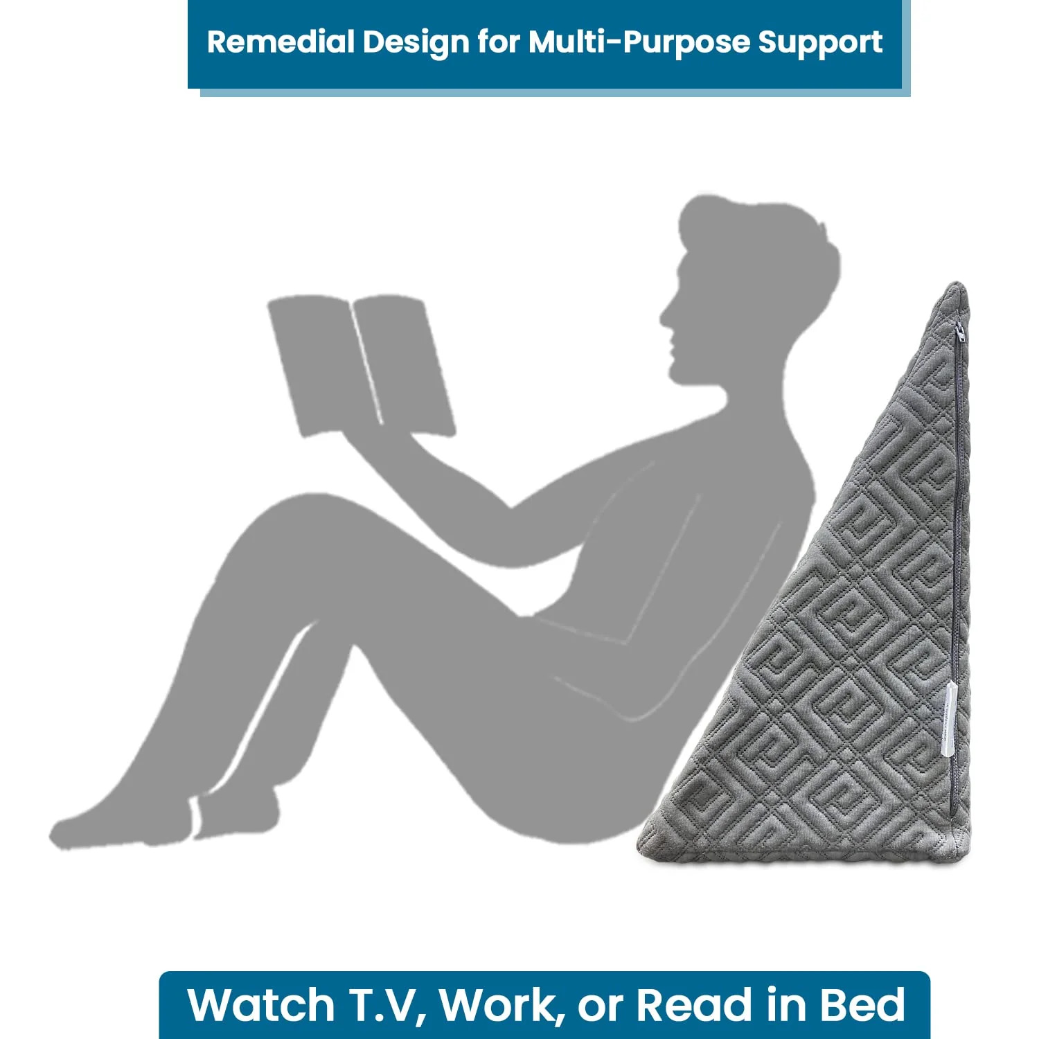 Memory Foam Wedge Pillow Color Code: Mwp1