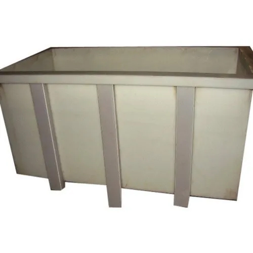 Polypropylene Electroplating Tank - 700 L Capacity, 48x30x33 Inches | Horizontal Orientation, New Condition