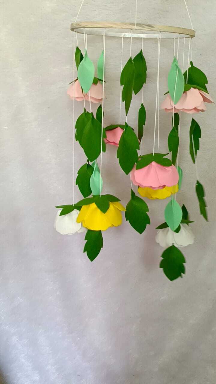Oon Junior Felt Bunting - Handcrafted Multi-color Felt Decoration | Whimsical Nursery Accent Durable Bunting For Events And Festive Occasions