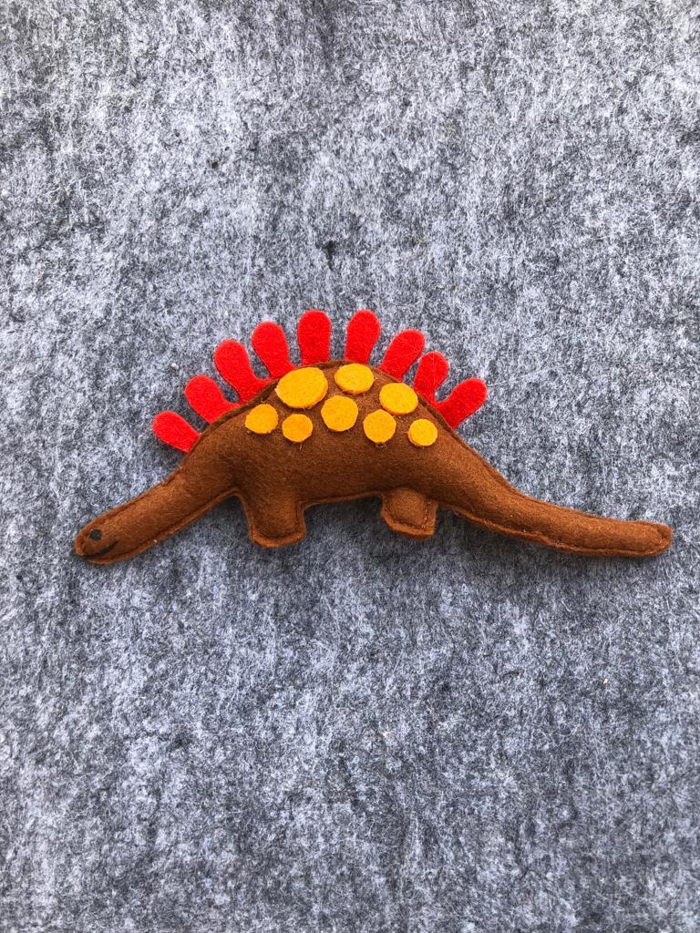 Oon Junior Felt Dinosaur - Handmade, Non-woven Multi-colored Toy | Encourages Imaginative Play And Creative Storytelling In Kids