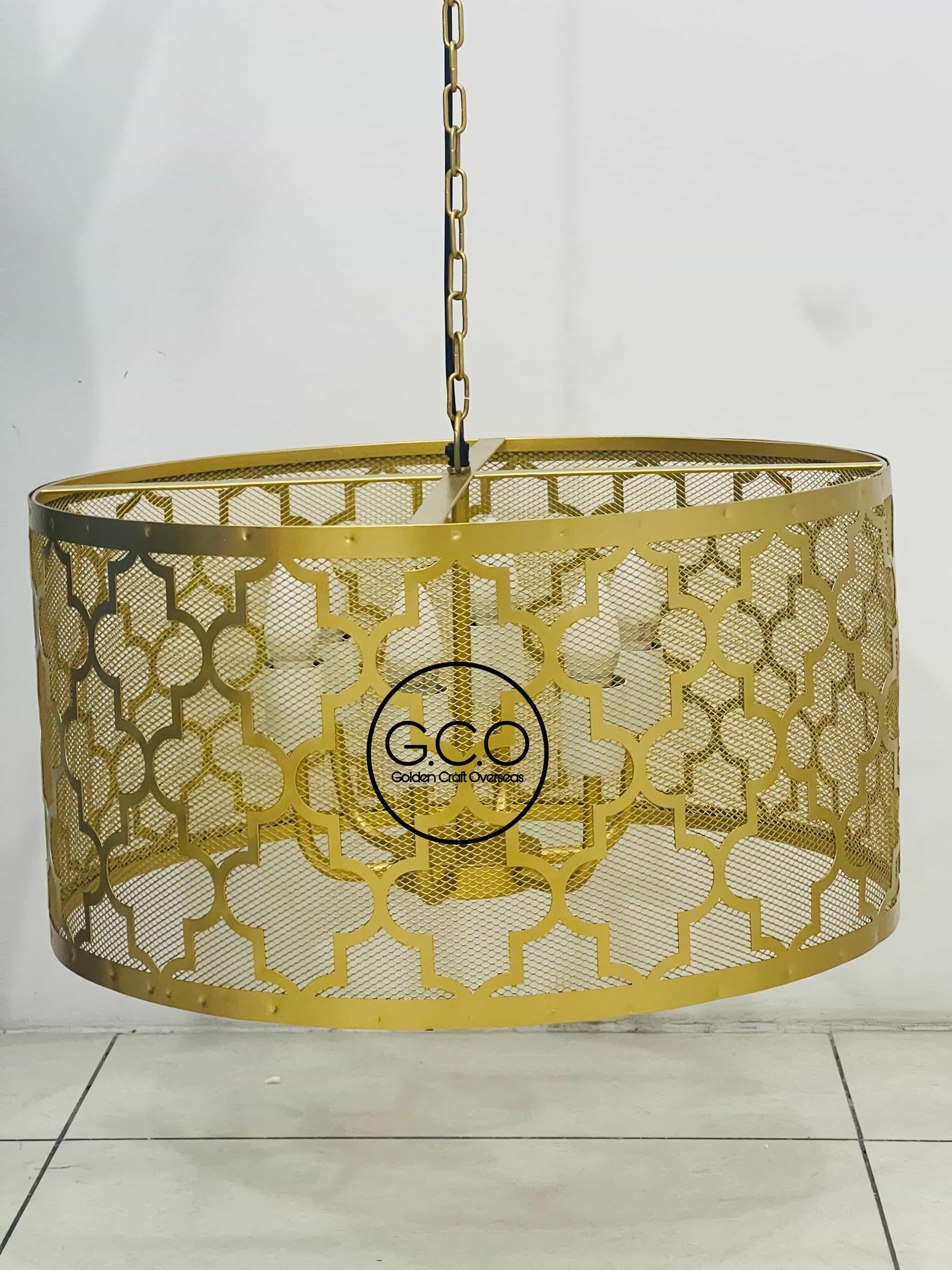 Trending Laser Cutted Chandelier In Iron With Four Arm Lighting Decor Application: Hanging Lamp