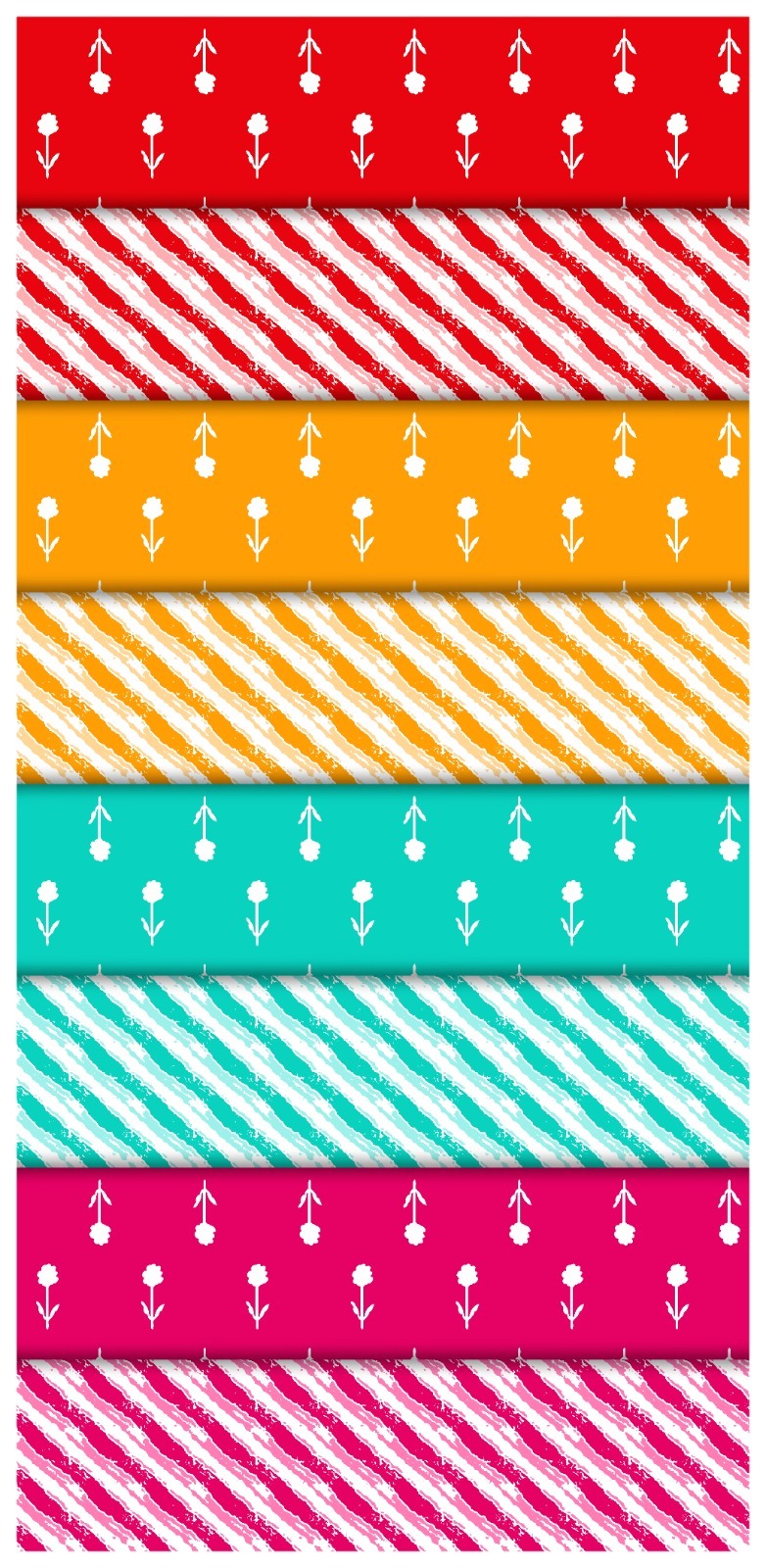 Kurti - Rayon Fabric 97 Meters Long, 58 Inches Wide | Multi-color Design, Lightweight At 145 Grams