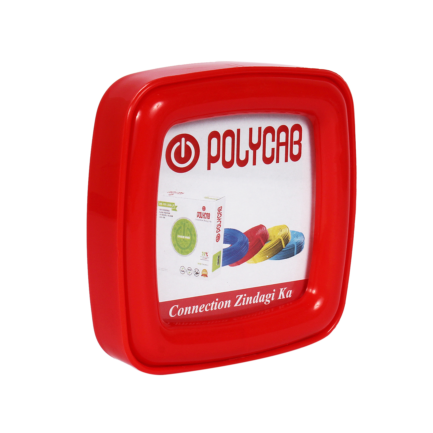 Paper Weight - Plastic, 10x10x2 Cm, Red Square, 100g | Ideal For Holding Papers On Desks, Prevents Blowing Away, Perfect For Office And Home Use