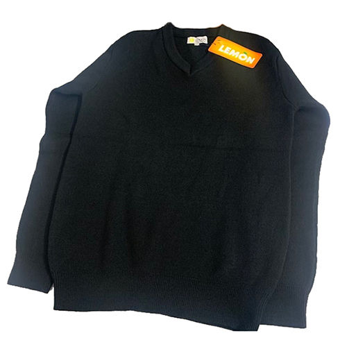 Wool Lemon V Neck Corporate Sweater