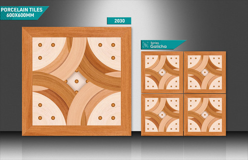 600x600 मिमी साटन मैट फिनिश टाइल्स