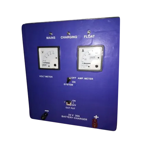 Float Cum Boost Battery Charger - Material: Metal