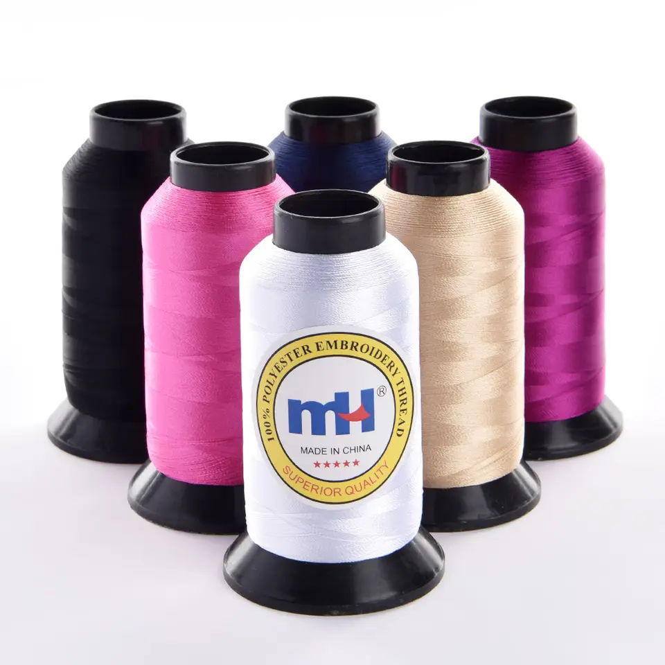 100% Viscose Rayon Embroidery Thread 120d/2 Embroidery Thread Wholesale