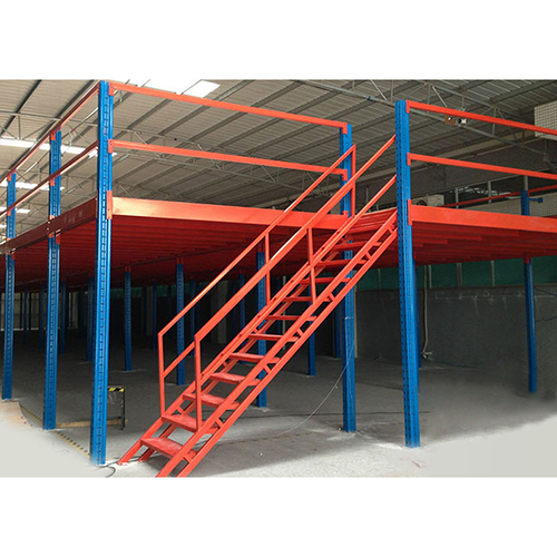 Industrial Mezzanine Floor - Metal Engineered Flooring, Various Sizes | Multicolored Rustic Tiles, Waterproof