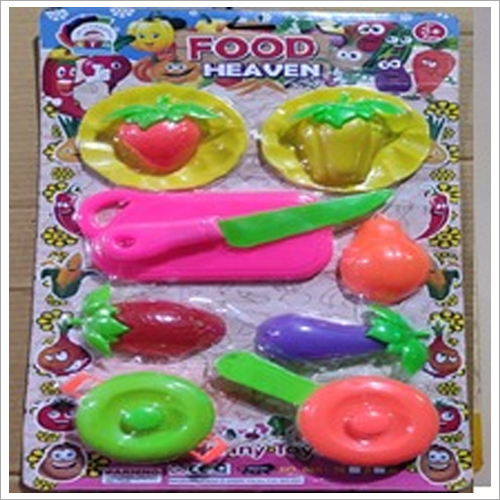 Plastic Fruits Set Toy For Kids