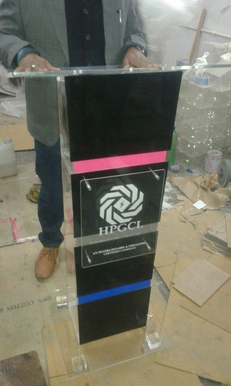 Acrylic Podium No Assembly Required