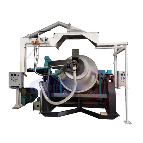 कॉपर रिफाइनिंग ड्रॉस मेल्टिंग 360 डिग्री रोटरी फर्नेस के लिए ब्लैक स्पैम टिल्टिंग रोटरी फर्नेस