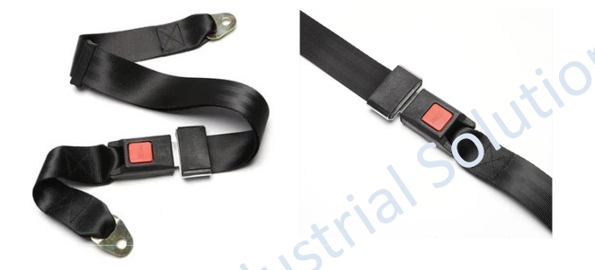Auto Friend Seat Belt Auto Retractable 2 Point - Color: Black