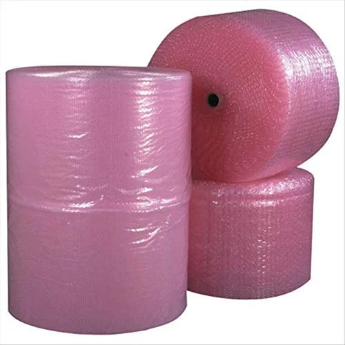 Pe Pink Air Bubble Roll