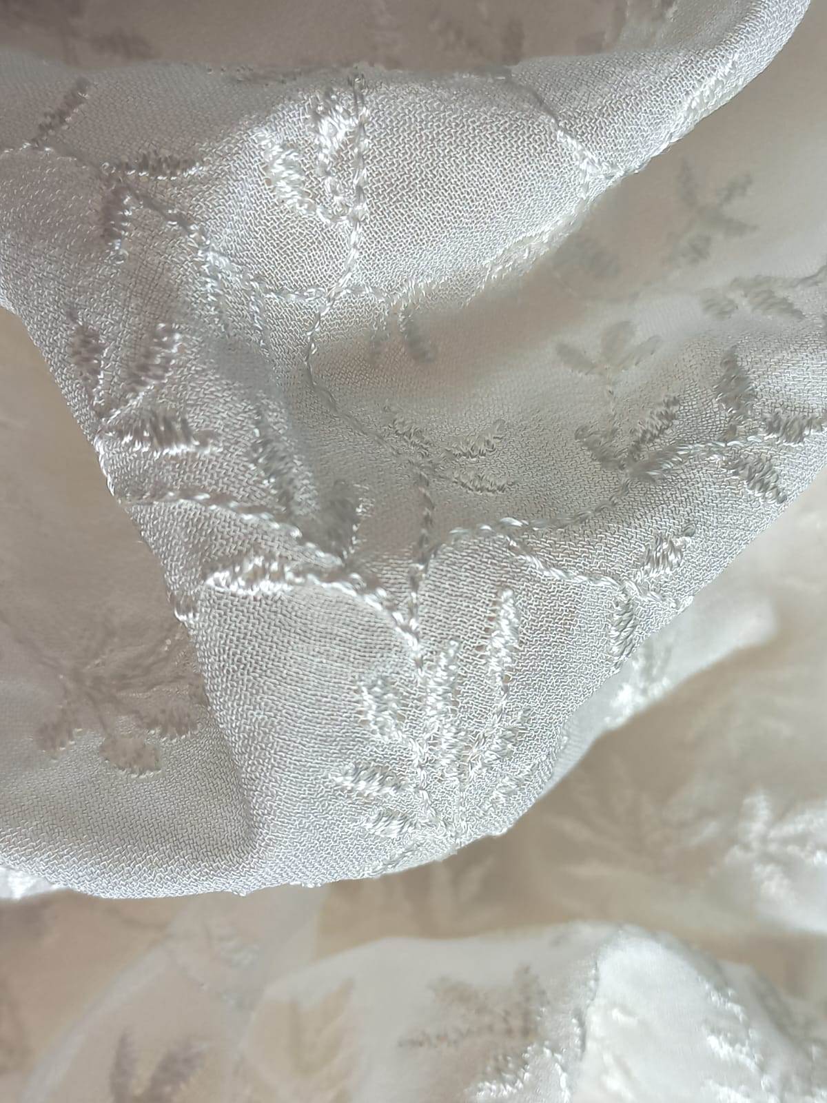 Viscose Thread Work On Jaal Fabric Buy From Madhav Fashion - Pattern: Mesh