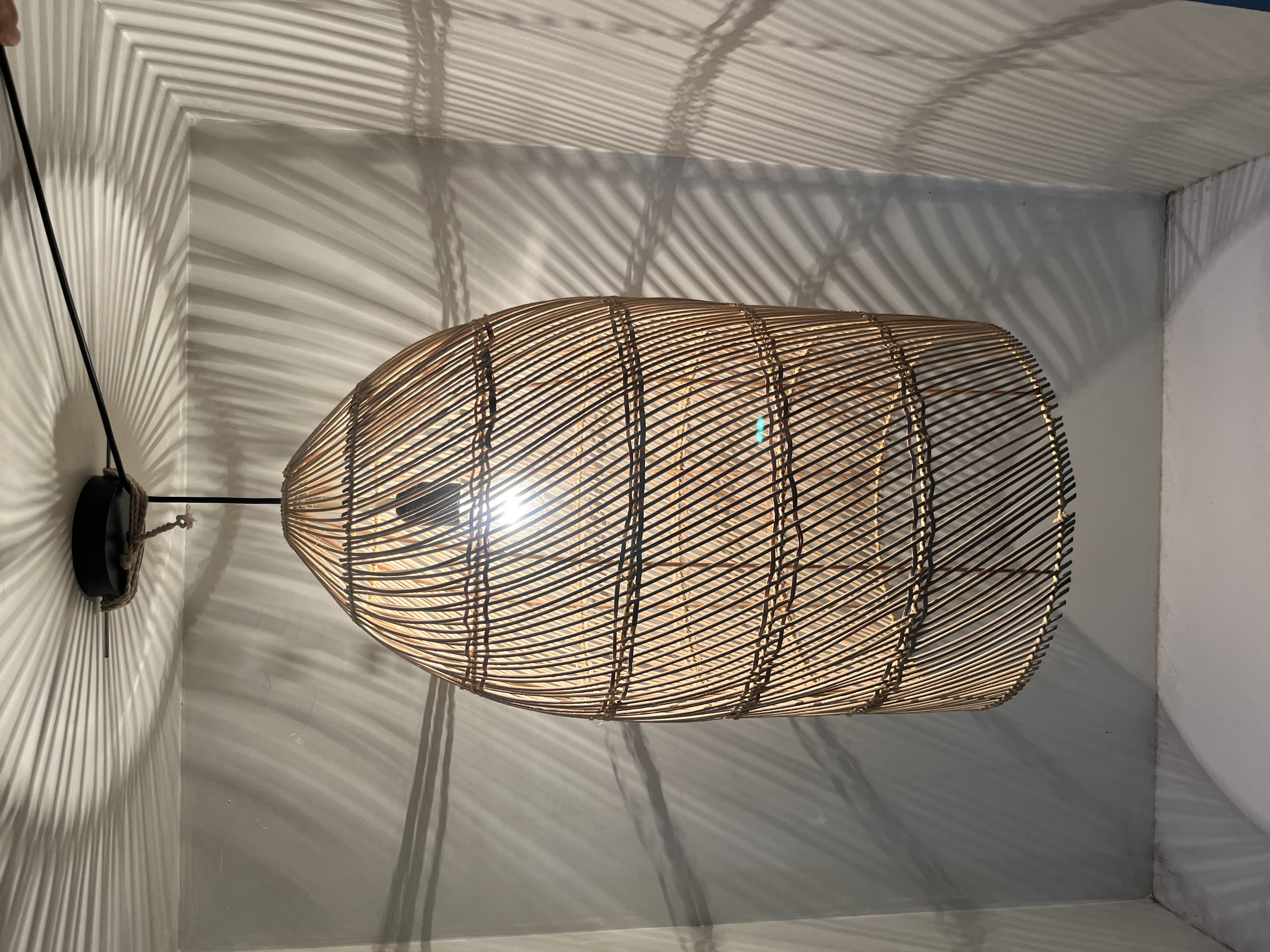 Natural Rattan Lamp Shade 5
