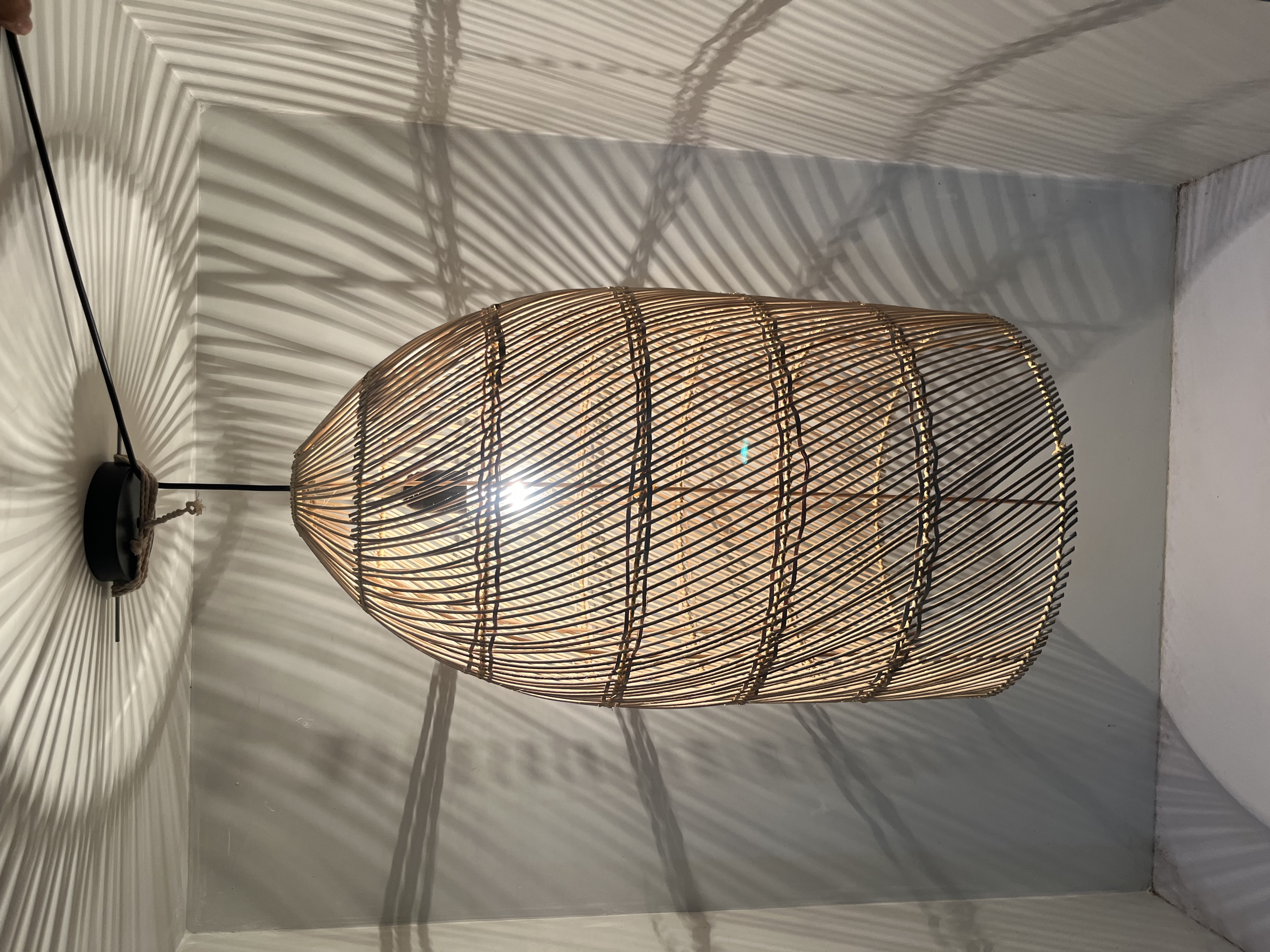Natural Rattan Lamp Shade 5