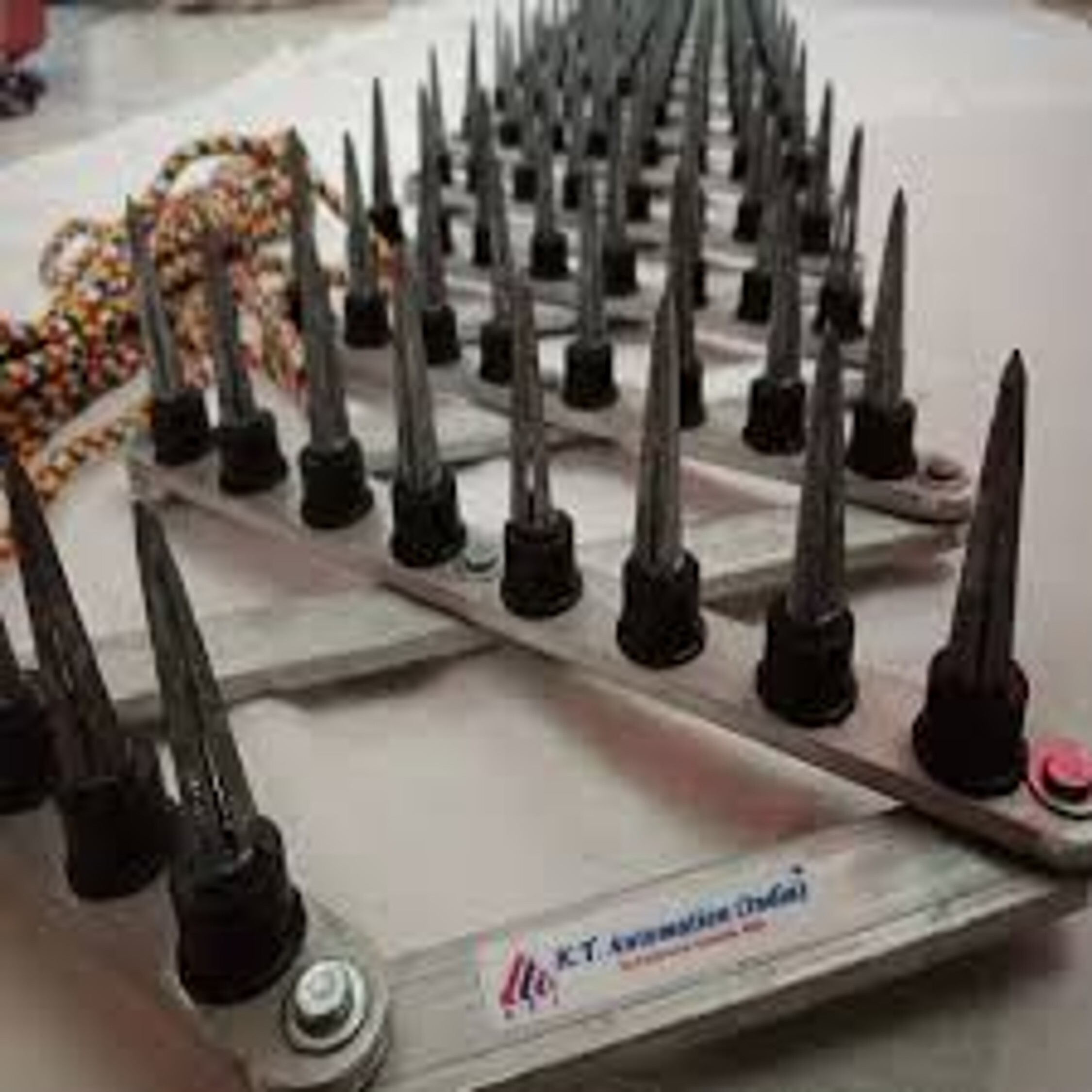 Tyre Killer - 12 Units Material, Black Color | Ideal For Hotels, Restaurants, Cinemas, Railway Stations, Airports, Enhanced Road Safety