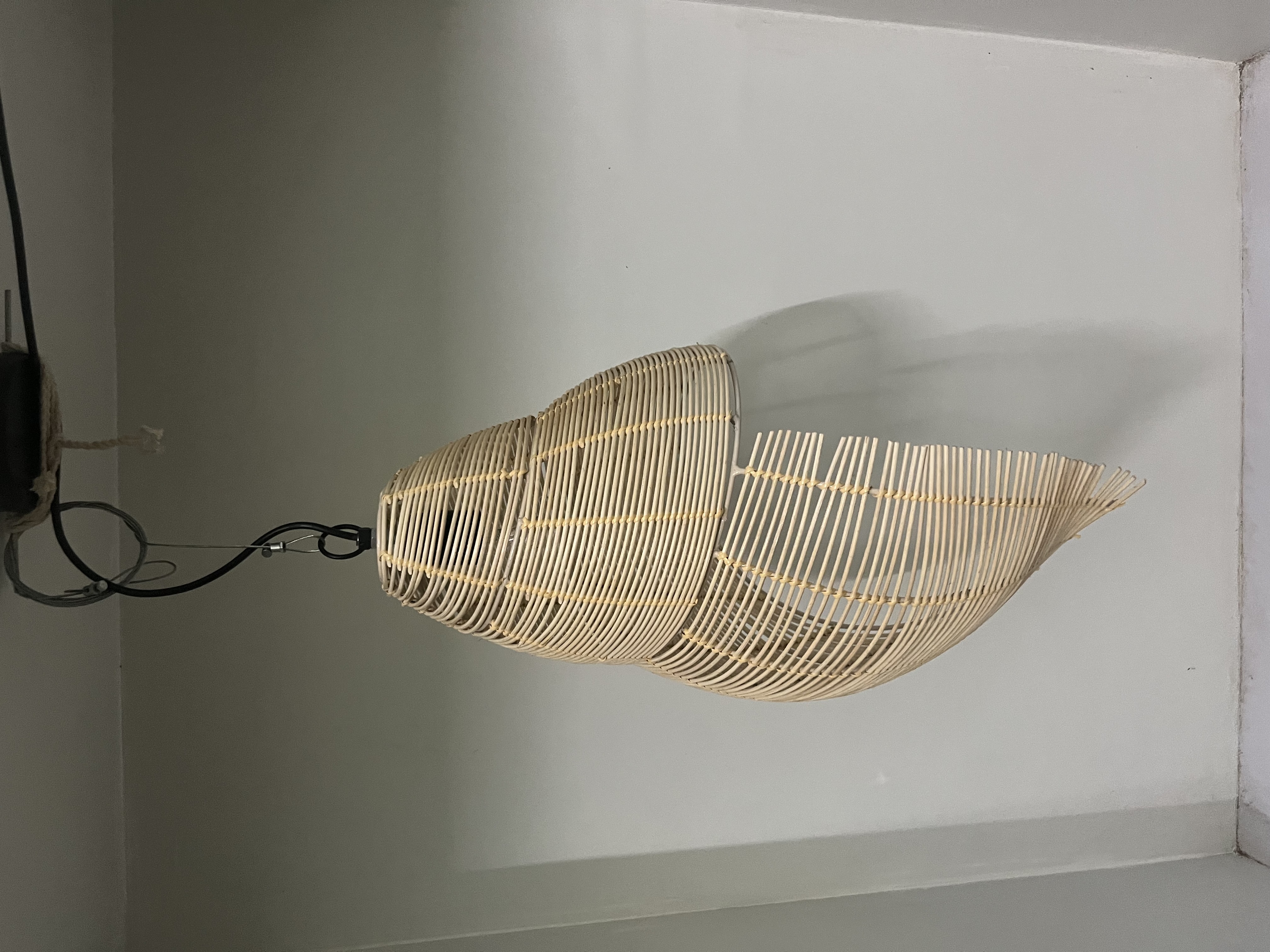 Natural Rattan Lamp Shade Light Source: Energy Saving