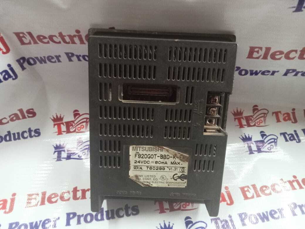 Mitsubishi F920got-bbd-k-e Hmi - Application: Industrial Automation