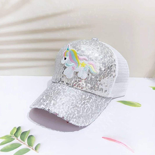 Unicorn White Caps Age Group: 2-5 Year