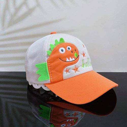 Kids Orange And White Caps Age Group: 2-5 Year