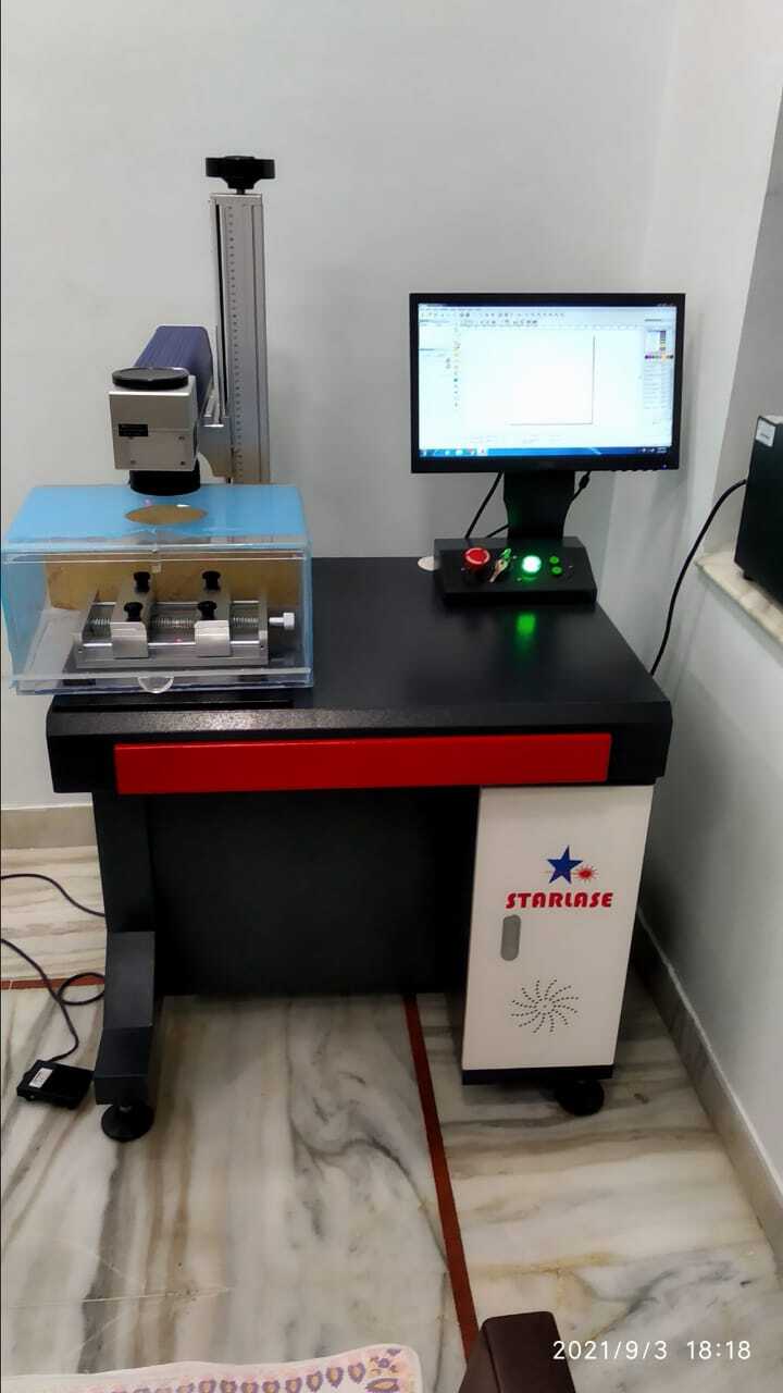 Gold Laser Cutting Machine - Super Fiber Source, Digital Scanner With Star Laser Technology Software, Hiwin Moving Parts | 100000 Hours Lifetime