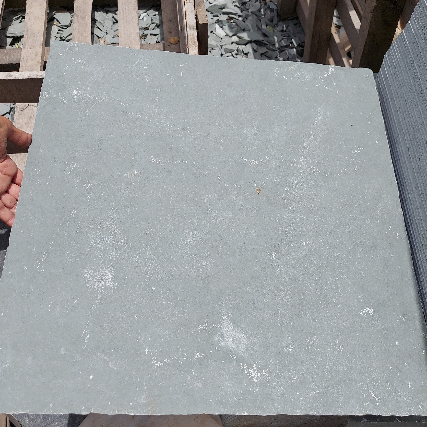 Kota Blue Limestone Paving Slabs - Application: Construction